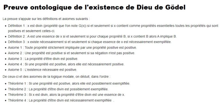 Théorèmes de Gödel Nouvelle Torah